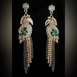 White House Black Market Parrot Earrings